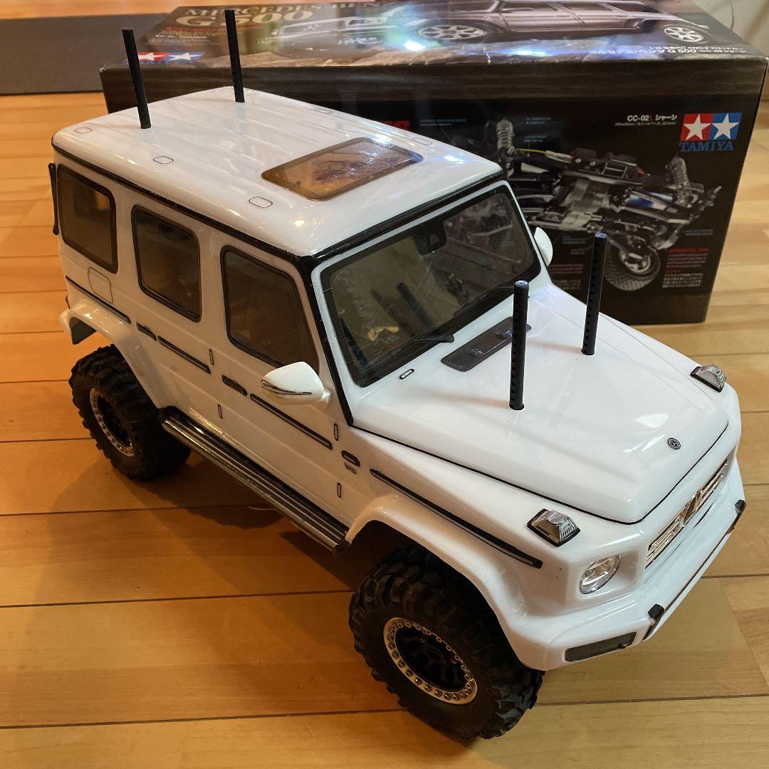 タミヤ 1/10 ラジコン メルセデスベンツ G500(CC-02シャーシ) - メルカリ