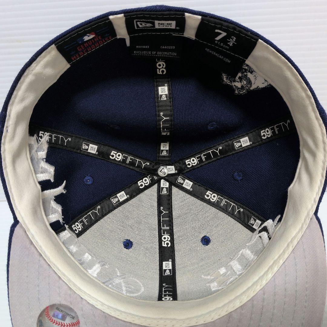 希少　ニューエラ LA ピットブル 　ロサンゼルスドジャース　61.5cm　刺繍