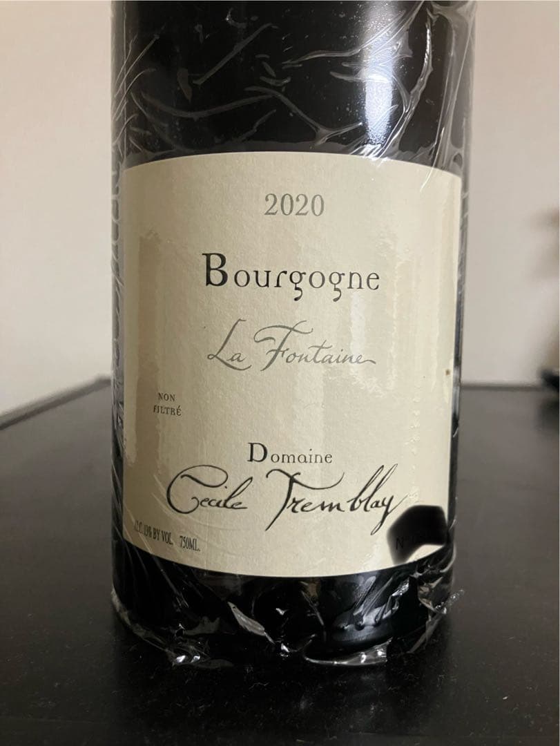 クール便着払　セシル トランブレイ ブルゴーニュ・ラ・フォンテーヌ 2020 セシル トランブレイ ブルゴーニュ ルージュ ラ フォンテーヌ 2020
