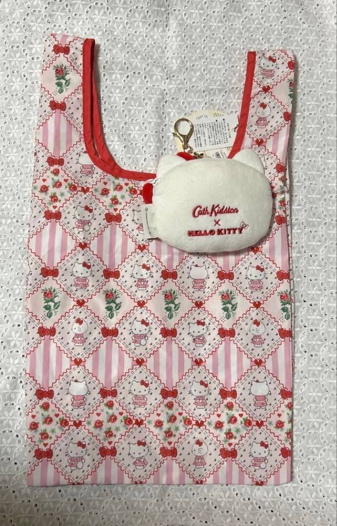 Cath Kidston ハローキティ エコバッグinフェイスポーチ