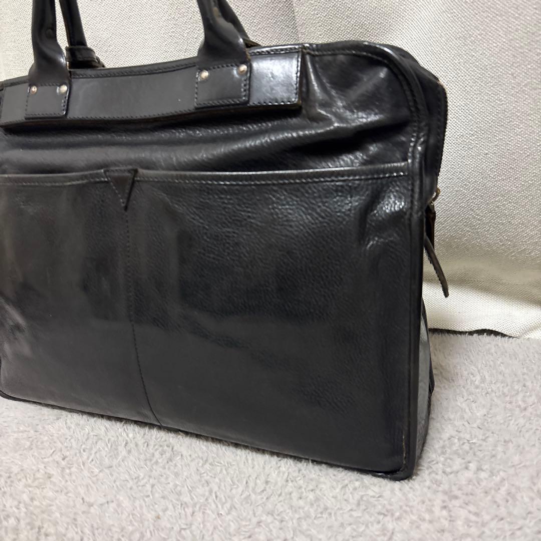 Felisi 8637/3 オールレザー ブリーフケース 黒 フェリージ