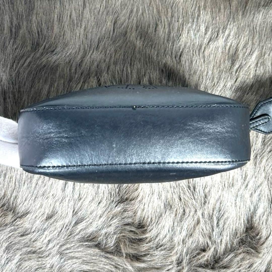 ステラマッカートニー　ショルダーバッグ　サークルロゴ　黒　カメラバッグK1486