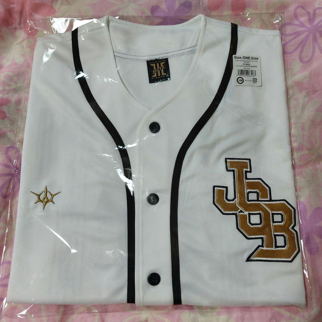 三代目 ベースボールシャツ WHITE FC限定 三代目J SOUL BROTHERS