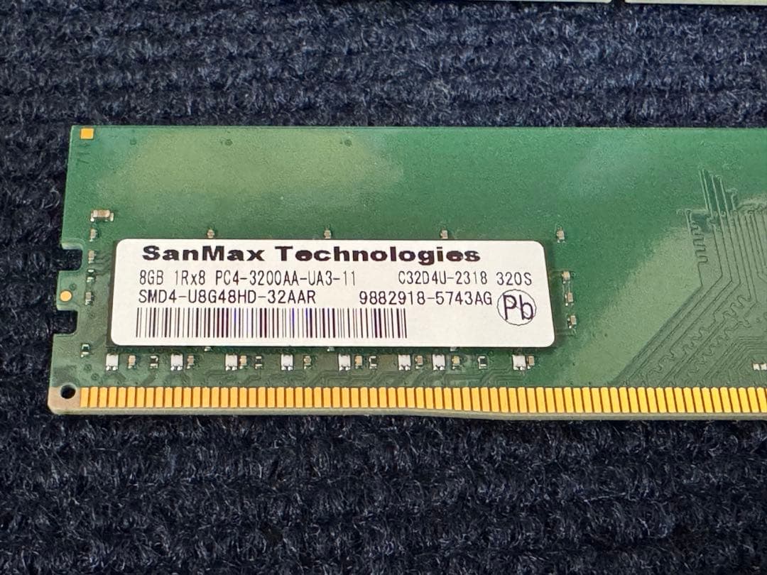 し*る様 サンマックス SANMAX DDR4 3200 8GB 2枚組 合計1 1