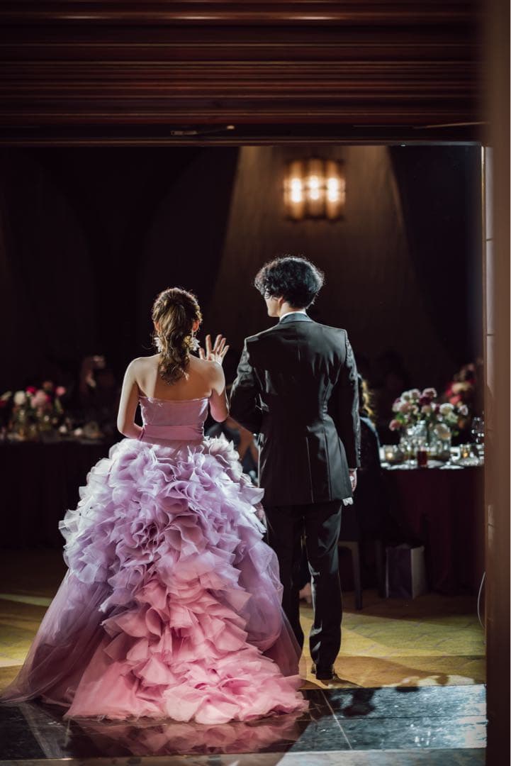 【値段更新】即発送 Vera Wang ピンクヘイリー ドレス 前撮り・挙式