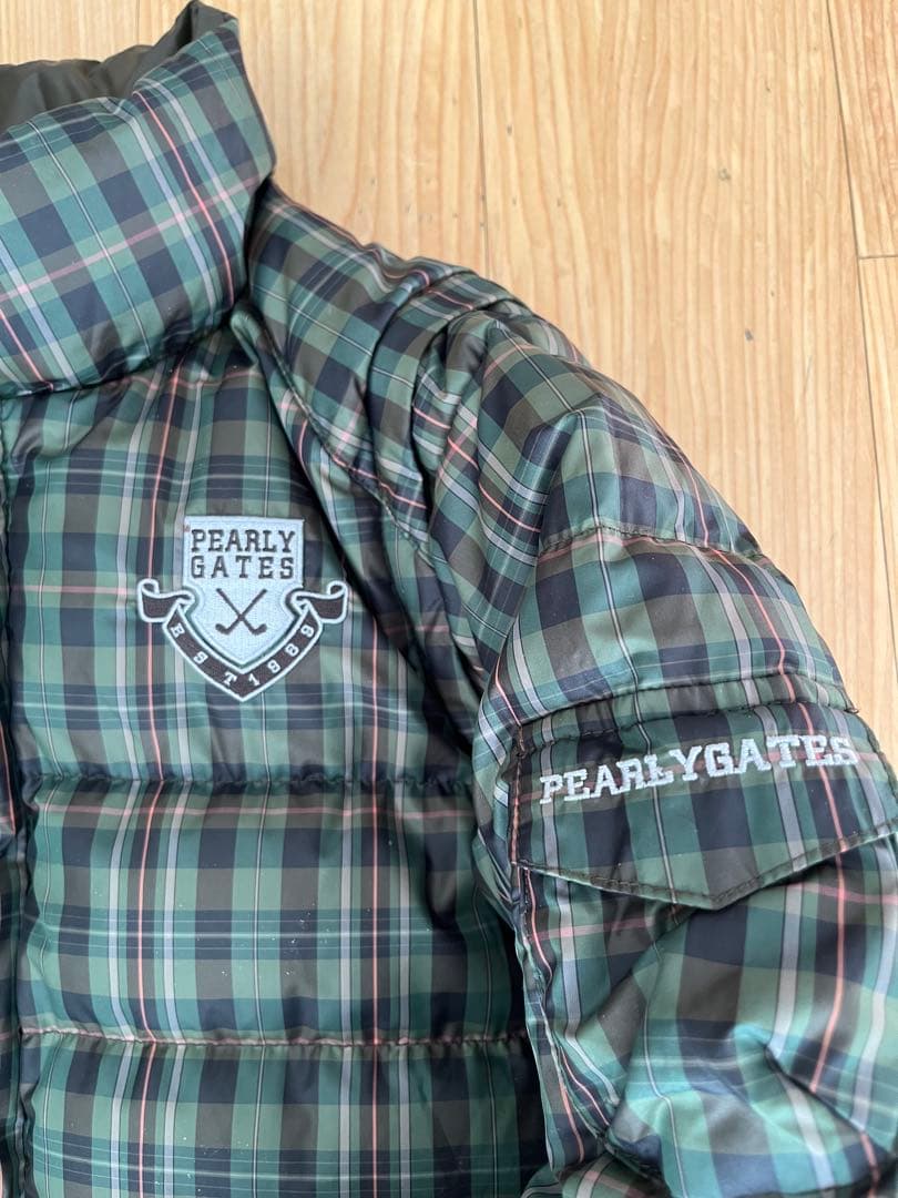 PEARLY GATES ダウンジャケット リバーシブル4way チェック柄