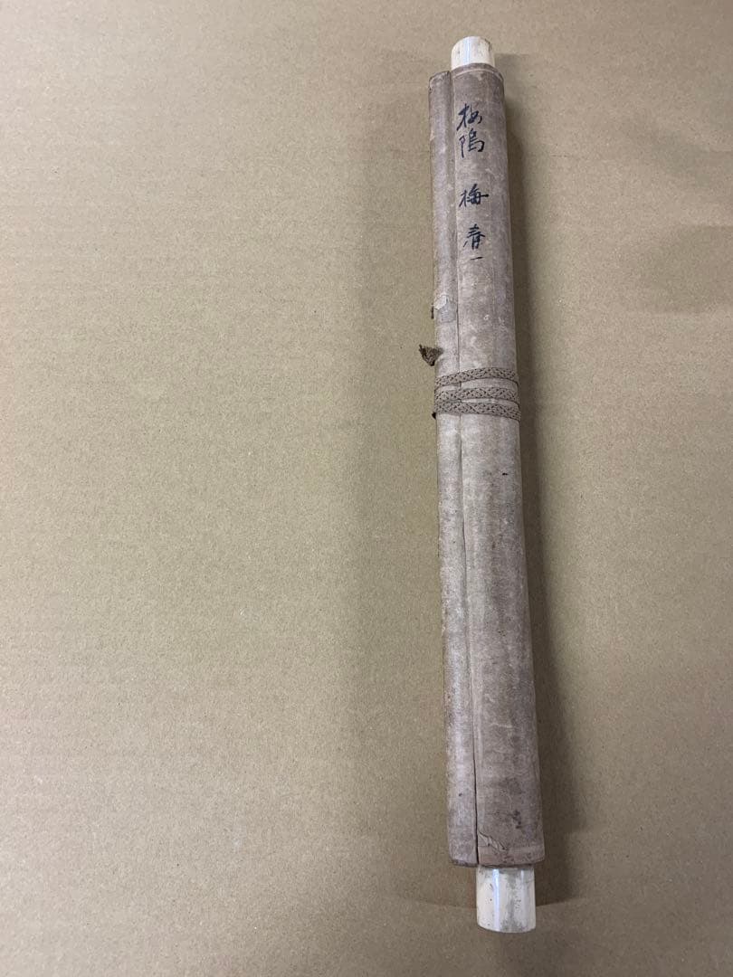 X6346』沢梅隝 水墨梅画讃 絹本 澤三石 安永元年生まれ 掛軸 - メルカリ