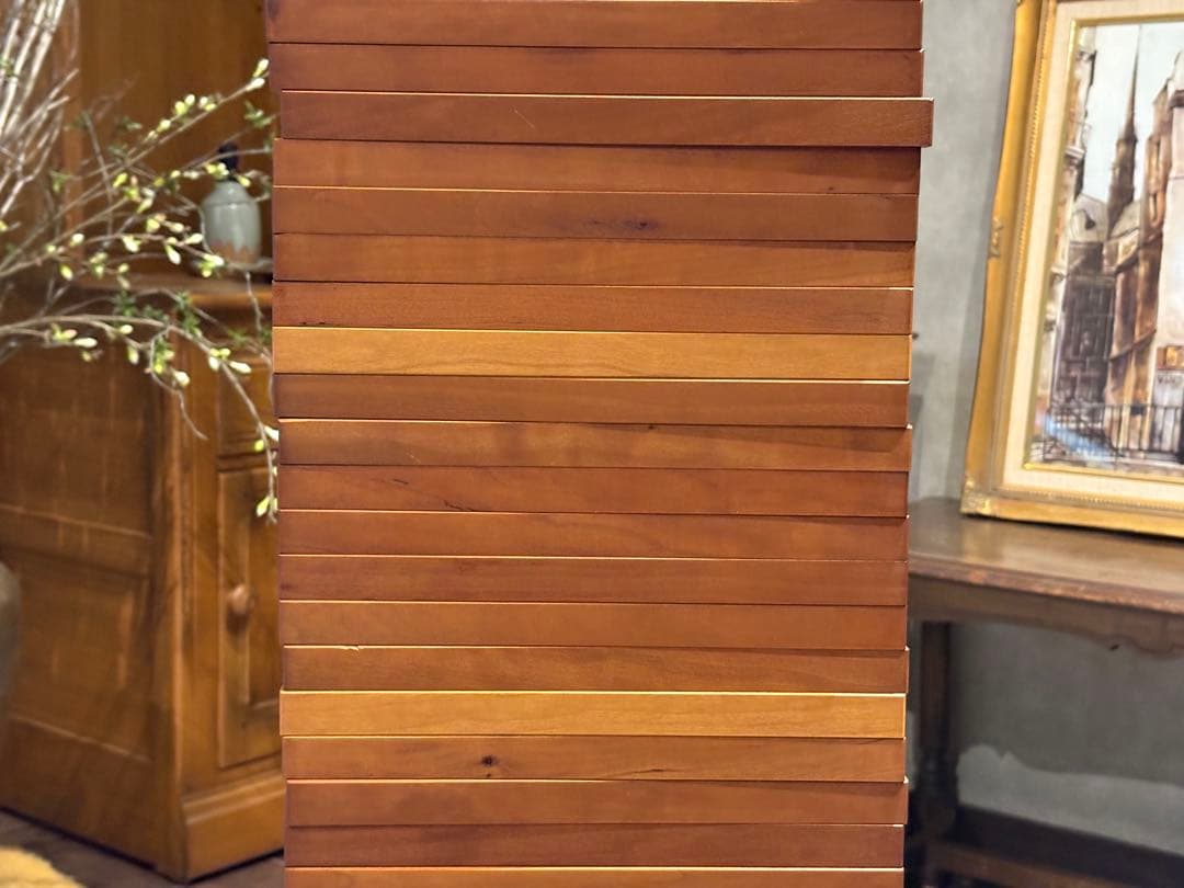 ① Jonny B 回転式CDラック コレクションケース ウォールナット RZ