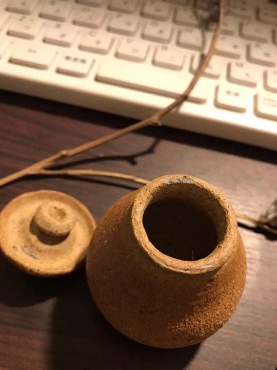 作家もの　蓋もの　土もの　備前　新品　一点物