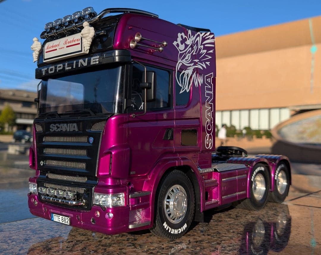 1/14 スカニア フルオペ カメラ付 タミヤ トレーラー ビッグトラック Amazon.co.jp: タミヤ 1/14 電動RCビッグトラックシリーズ No.67