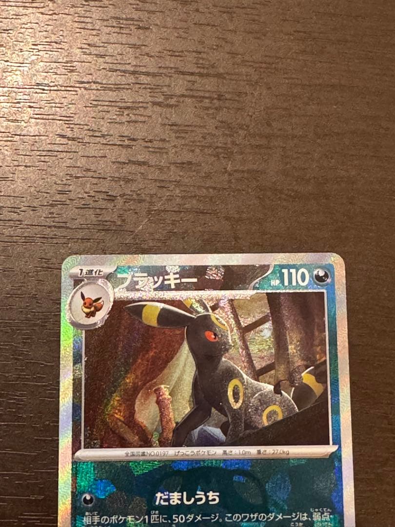 ブラッキーex sar と マスターボールミラー 2枚セット