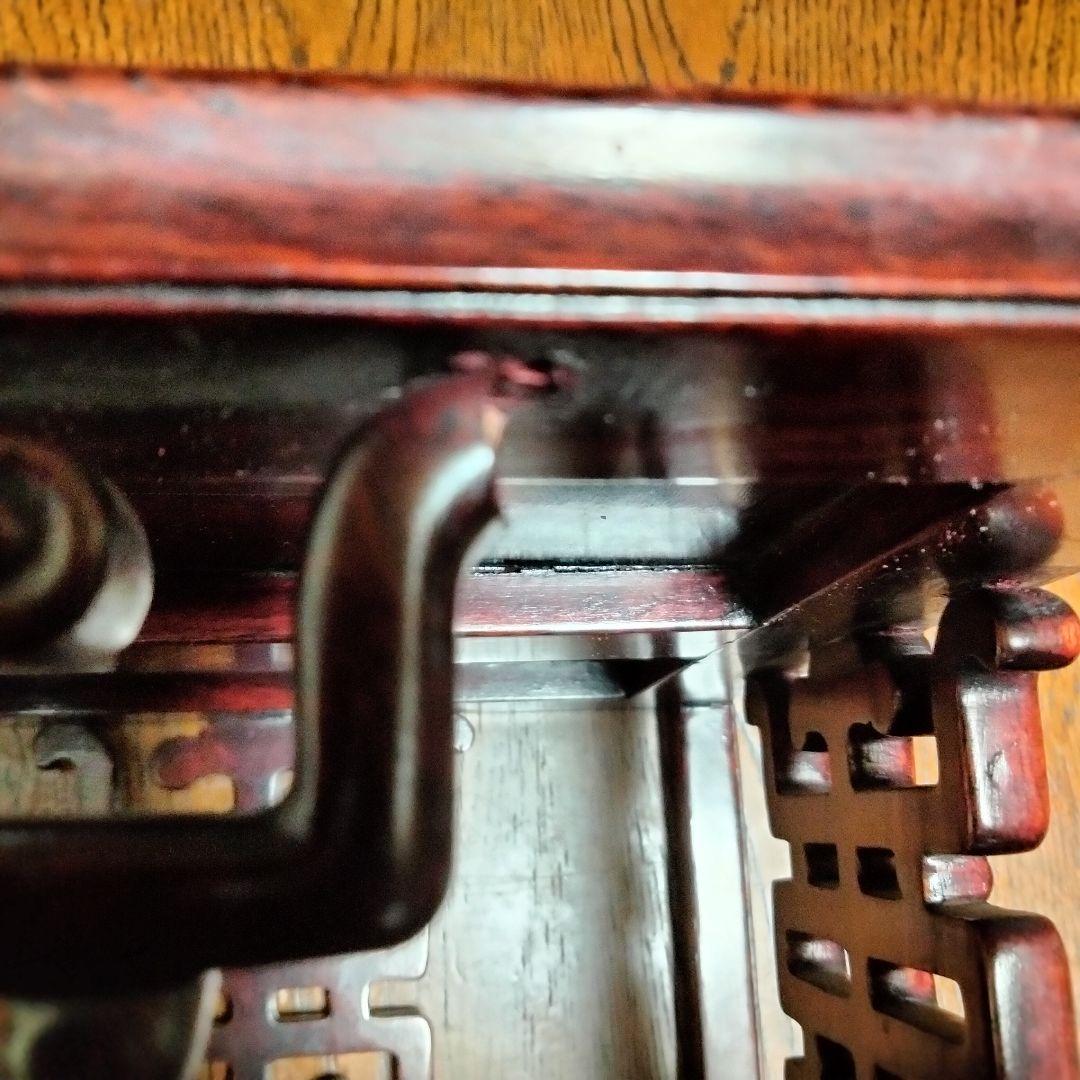 花台 中国 唐木 花台飾台 香炉台 盆栽台 正方卓 中国美術 訳アリ