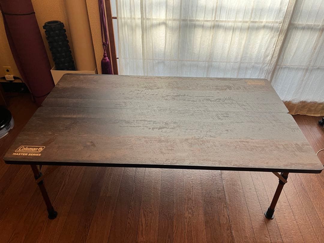 中古美品】コールマン マスターシリーズ バタフライテーブル120