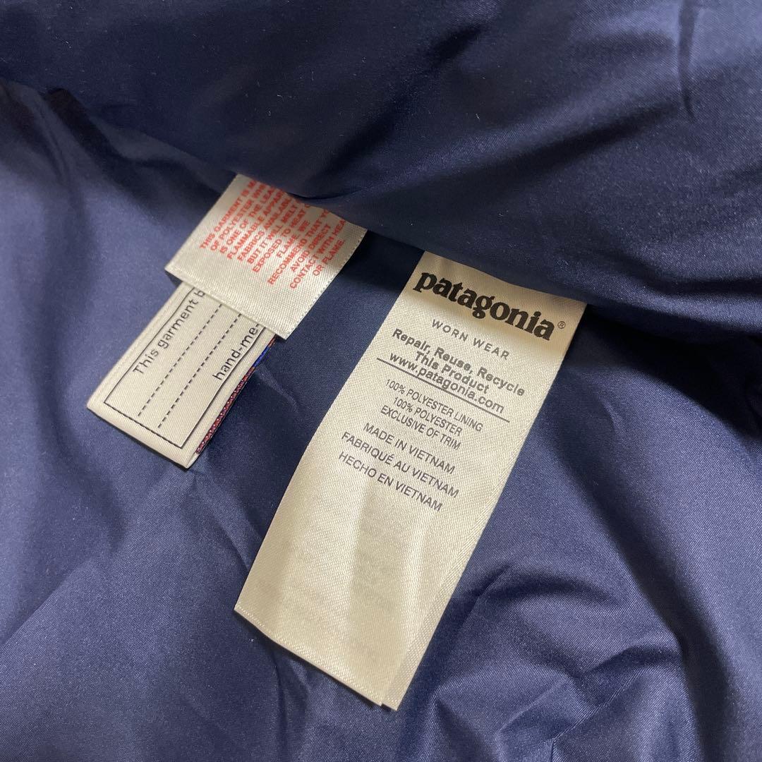 patagonia 90cm ベビー ベスト ナチュラル/ネイビー　未使用