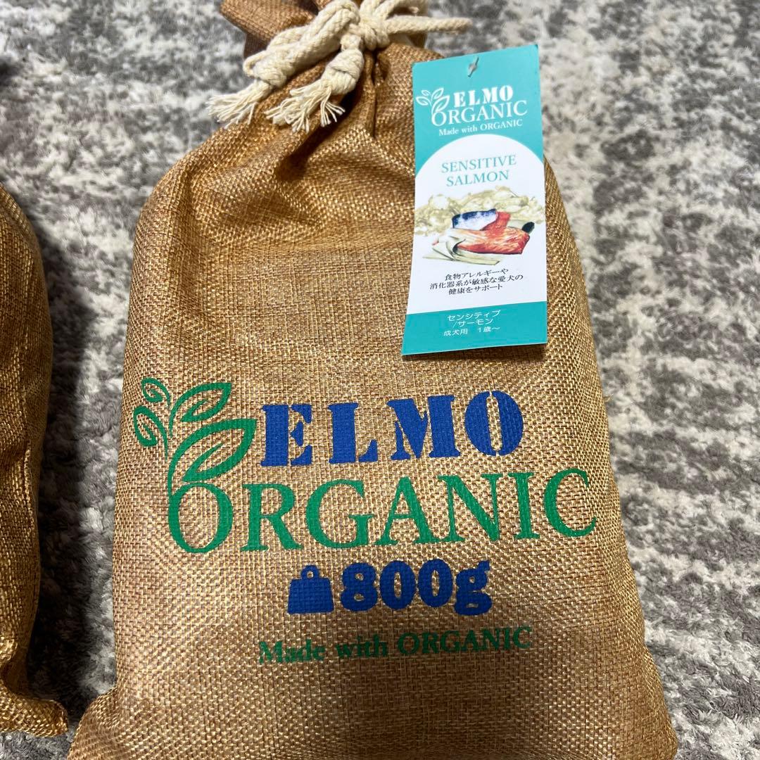 ELMO ORGANIC ドライフード 800g サーモン・チキン 4袋 - メルカリ