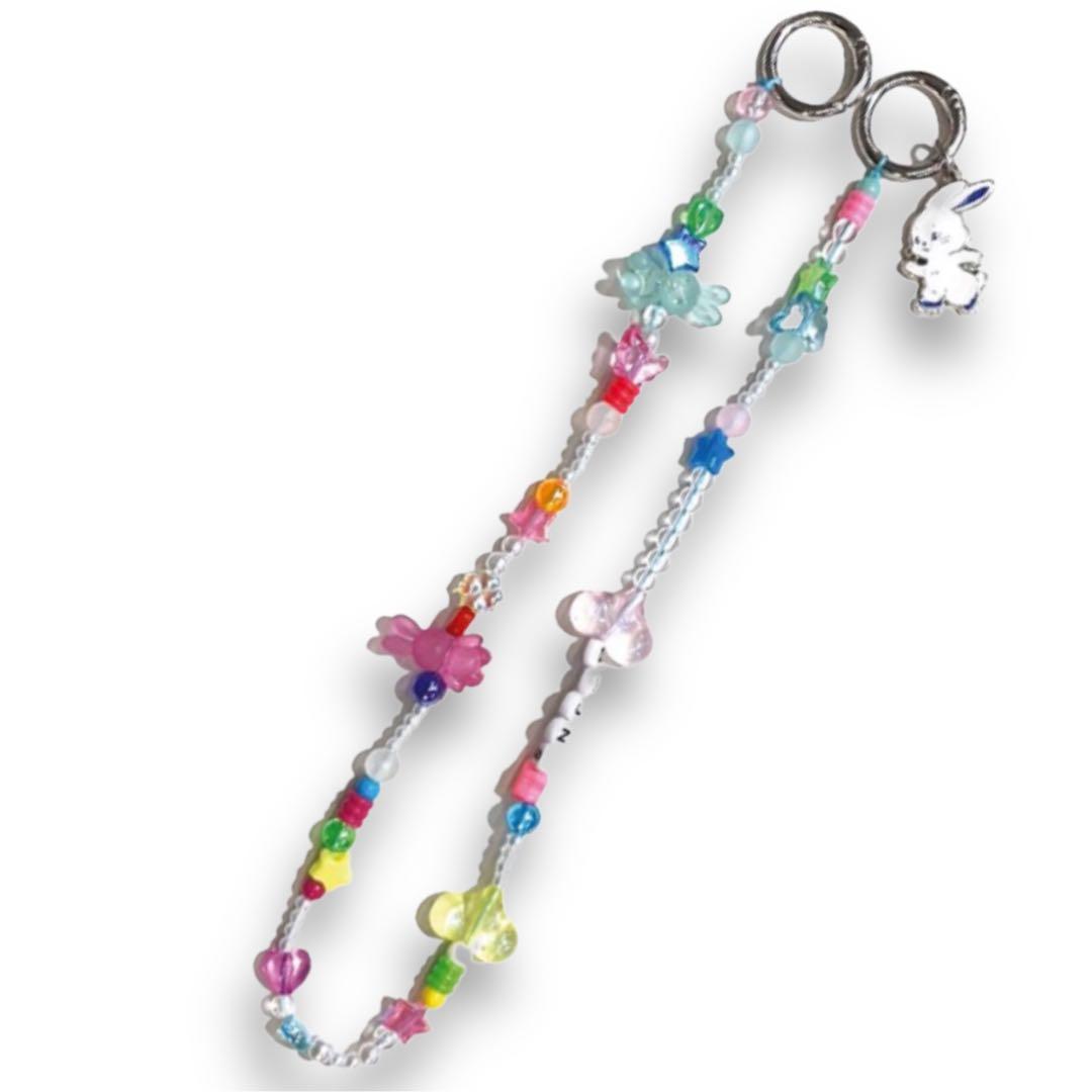 NewJeans NJ How Sweet TOKKI ビーズストラップ ロング - メルカリ