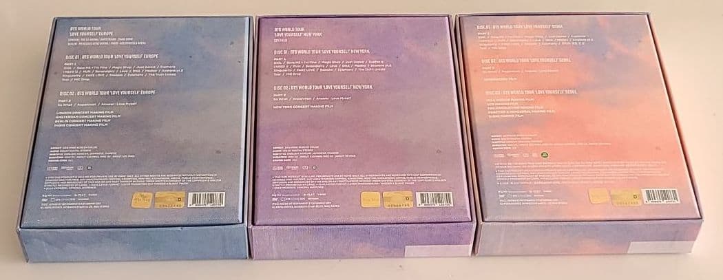 アイドル BTS WORLD TOUR LOVE YOURSELF DVD