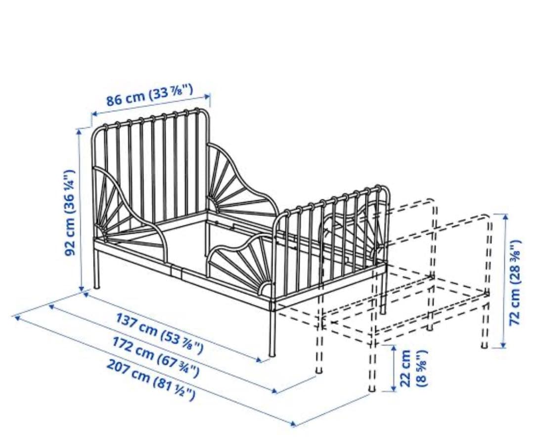IKEA MINNEN 子供用ベットフレーム