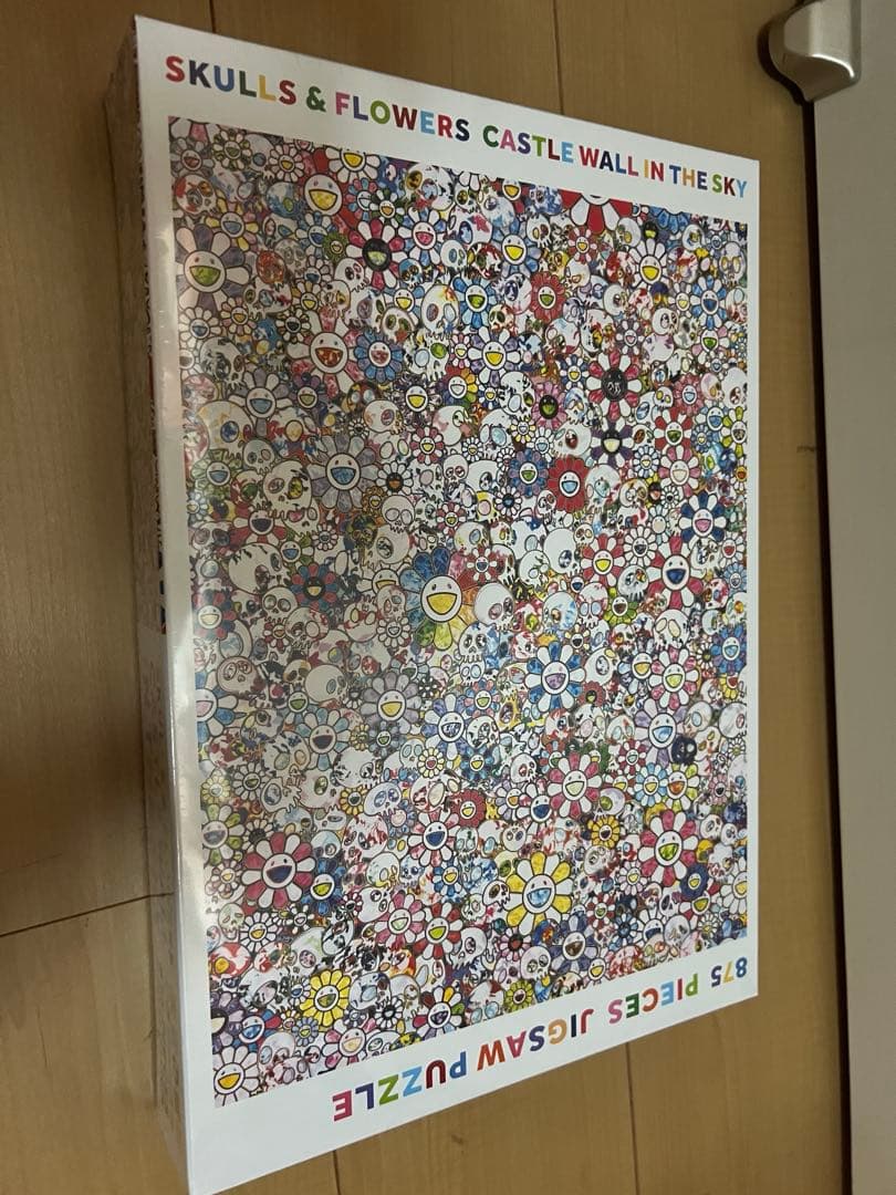 新品 村上隆 ジグソーパズル 天空の城壁 スカル&フラワーキャッスル