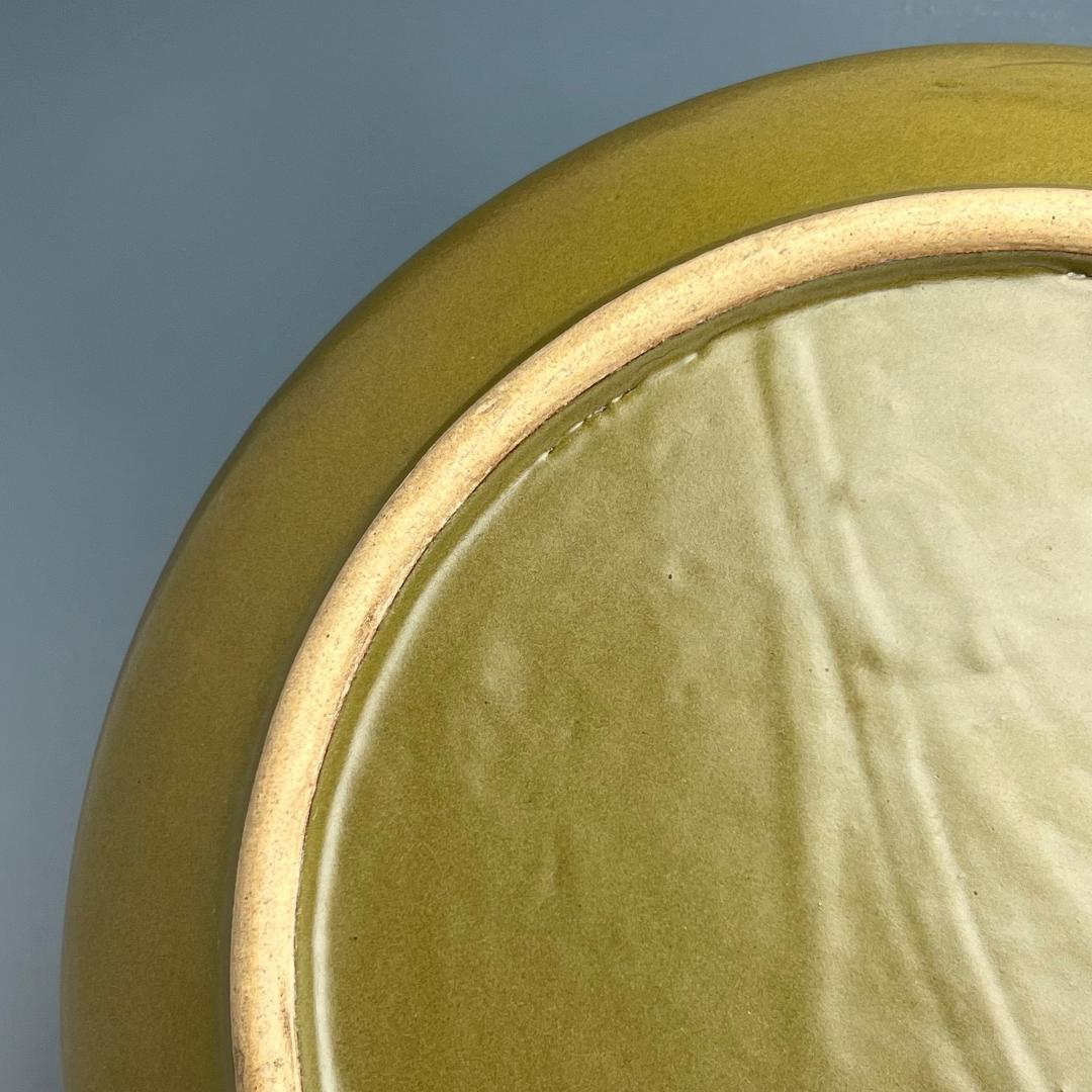 蕎麦釉 茶葉末釉水盤 中国古玩 中国美術 唐物 擺件