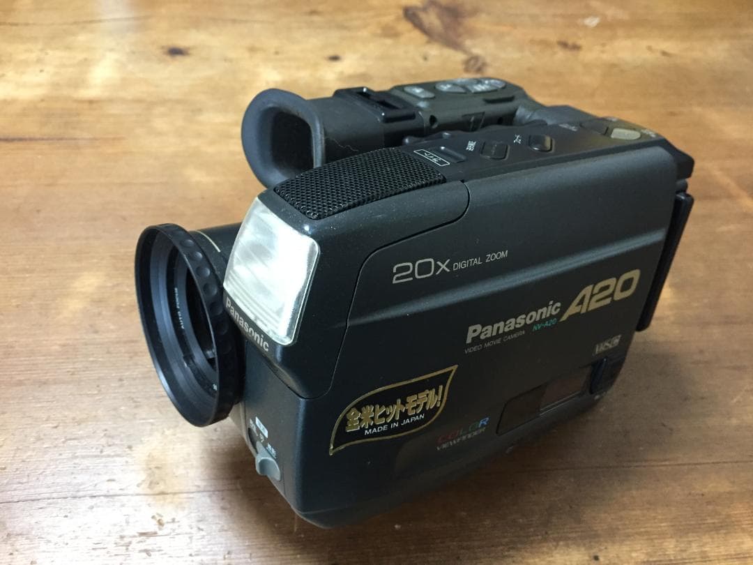 撮影再生ダビングOK Panasonic NV-A20 付属品有 S-VHS-C