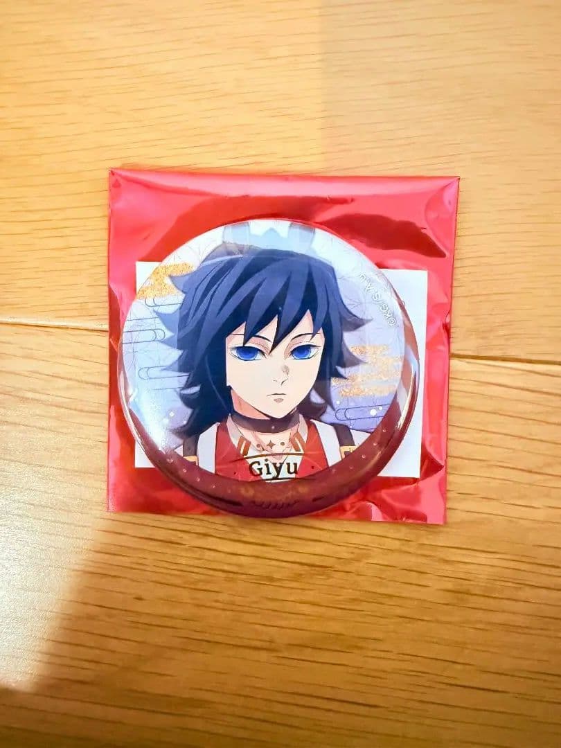 鬼滅の刃2026 午年　冨岡義勇　アクリルスタンド　箔押し缶バッジ　等身大絵巻