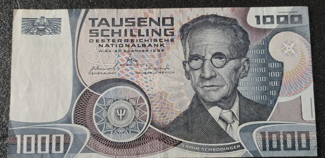 旧紙幣　オーストリアシリング旧紙幣 計2440シリング[値下げ8000円]