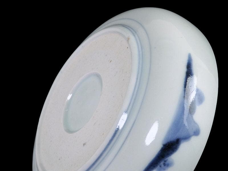 古伊万里 染付 船頭に帆掛け船の図 膾皿 5寸皿 B188AS-CUm - メルカリ