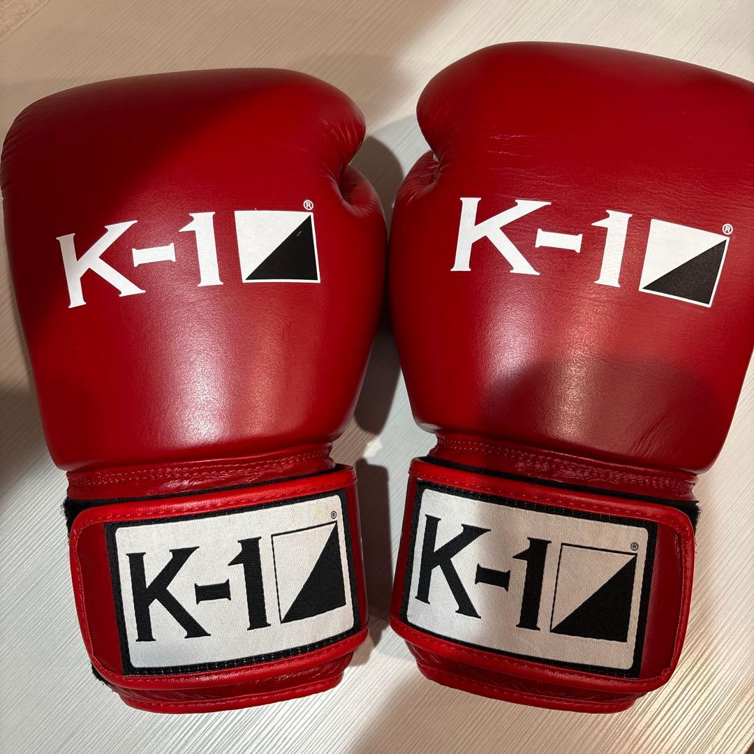 K-1 トレーニンググローブ 16oz レッド - メルカリ