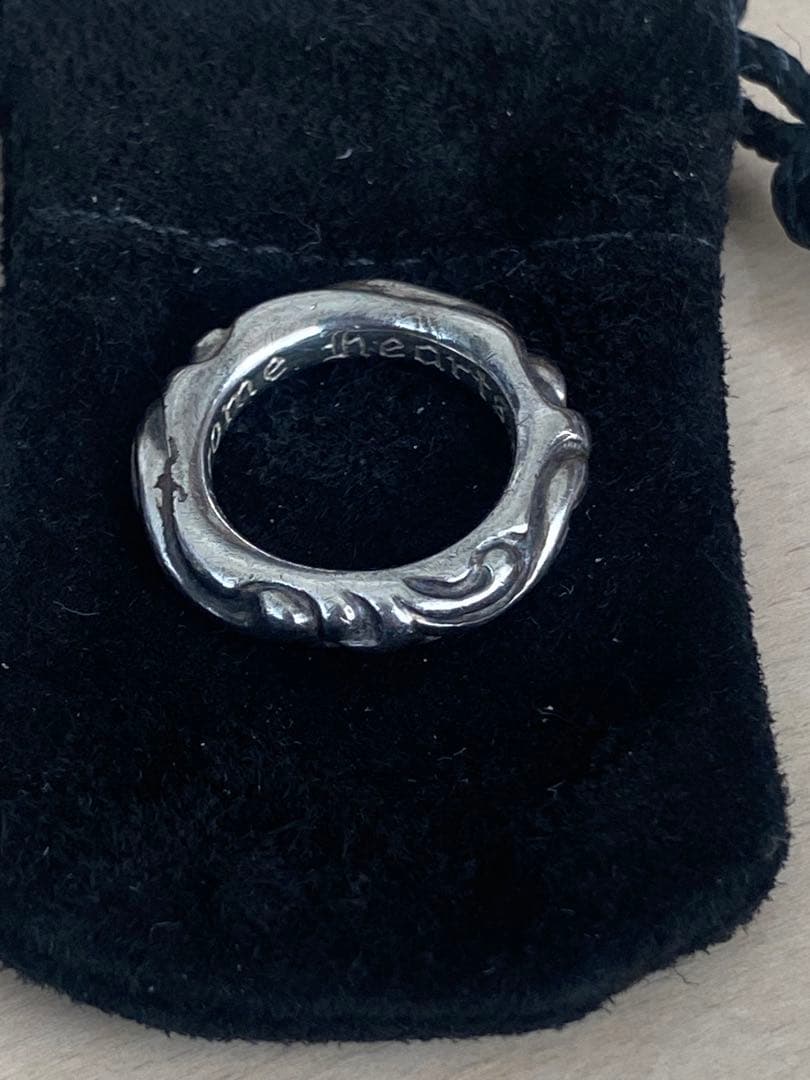 CHROME HEARTS クロムハーツ　スクロールバンドリング　US5.5