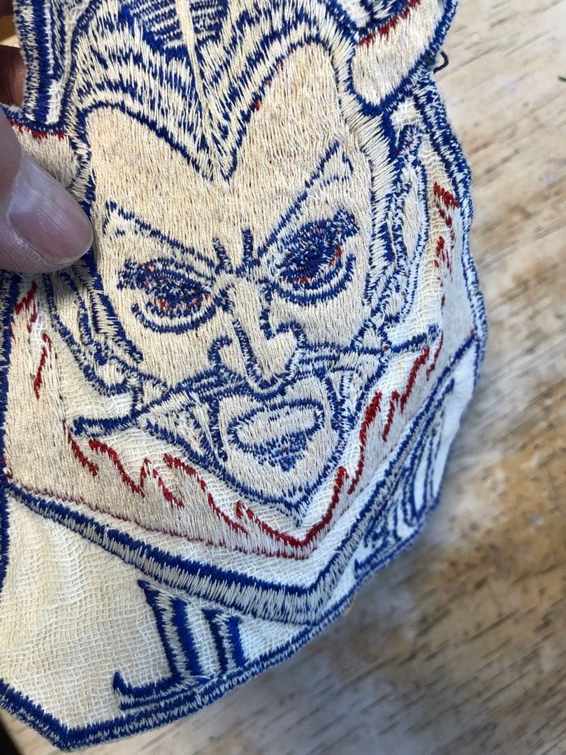 ビンテージデビル 悪魔ワッペンノースノーネームレトロミッドセンチュリー