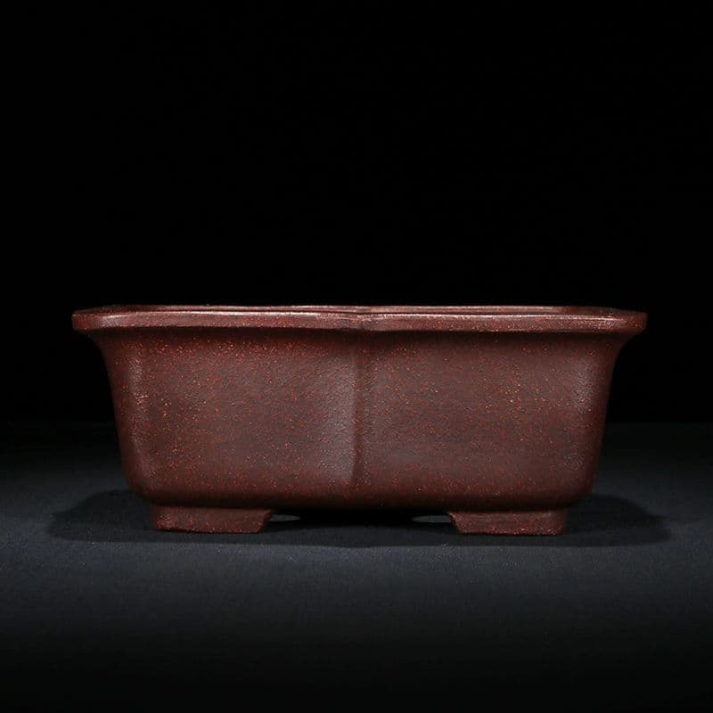 紅泥尖角長方紫砂鉢 多肉植物鉢 紫砂鉢 盆栽鉢 植木鉢 小品盆栽鉢 大品盆栽鉢