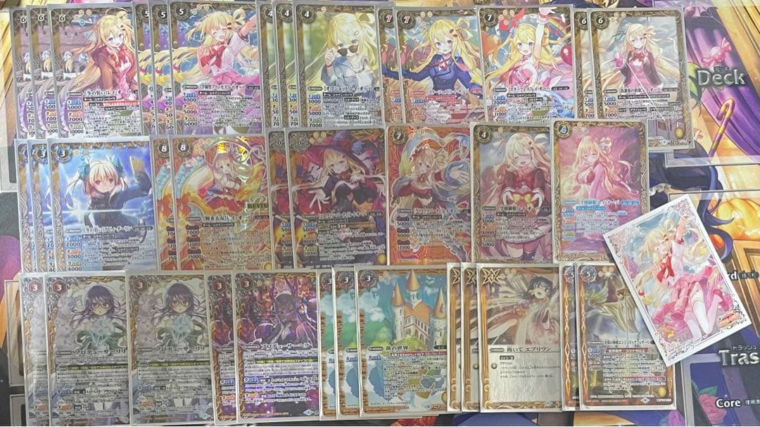 バトスピ レイオーバデッキパーツ スリーブ付き