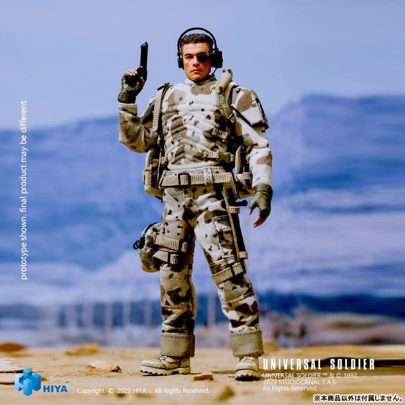 ユニバーサル・ソルジャー 1/12 アクションフィギュア リュック・デュブロー