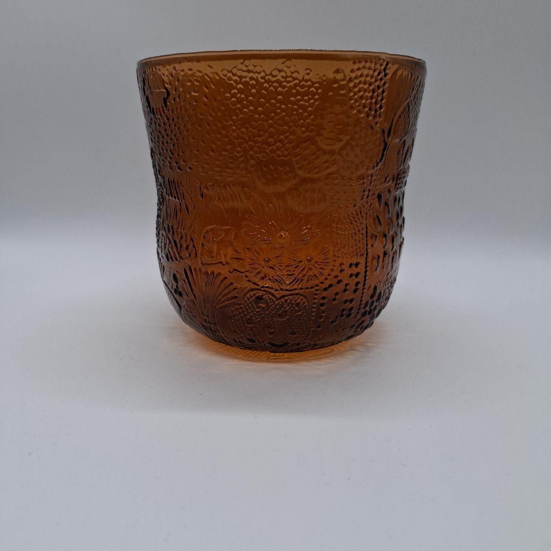 廃盤未使用オイバ・トイッカ ファウナ フラワーベース ブラウン 廃盤