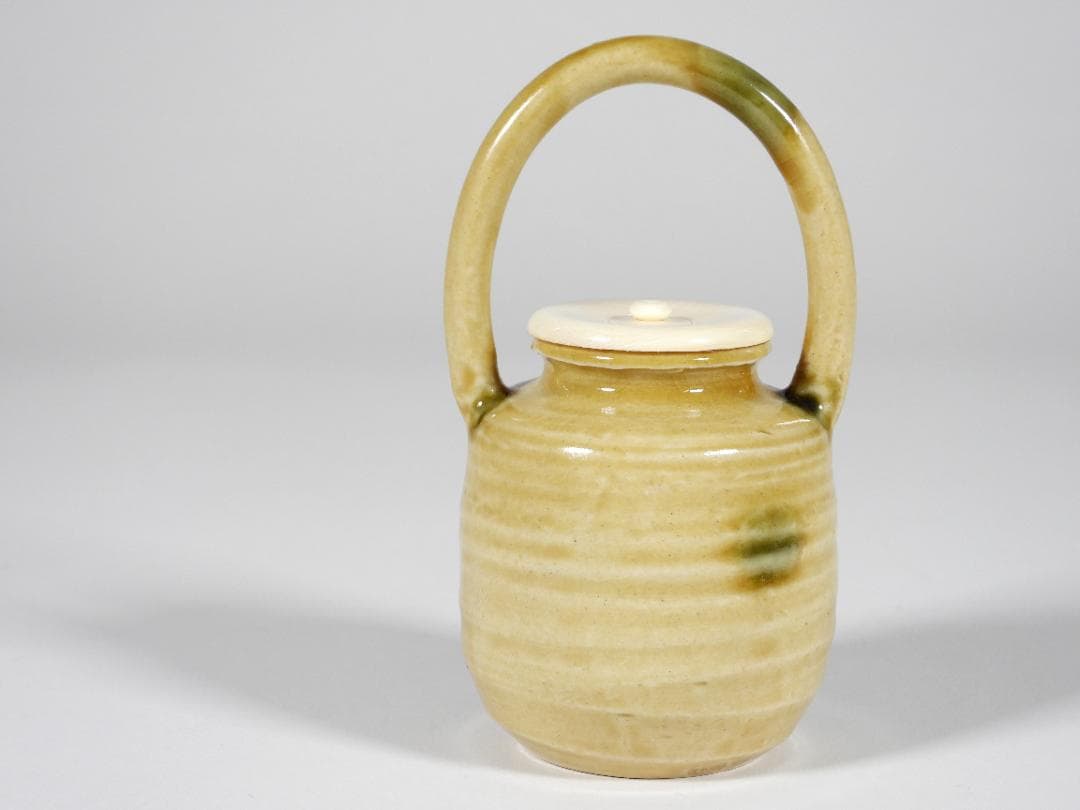 不老園 造 色変 四滴茶入 共箱 煎茶道具