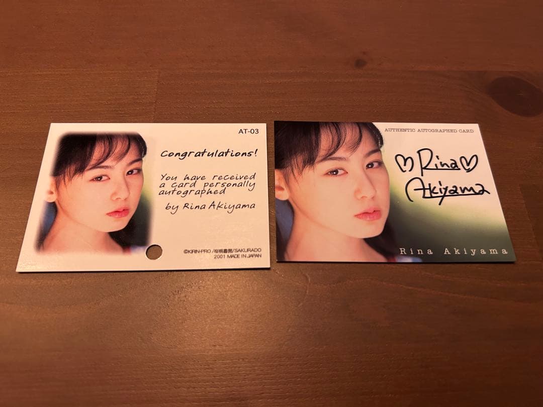 秋山莉奈 Rina Luna 直筆サインカード 074/200 2025年最新】Yahoo