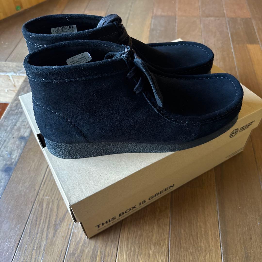 Clarks クラークス ワラビー　WALLABEE EVO BT 26cm 黒
