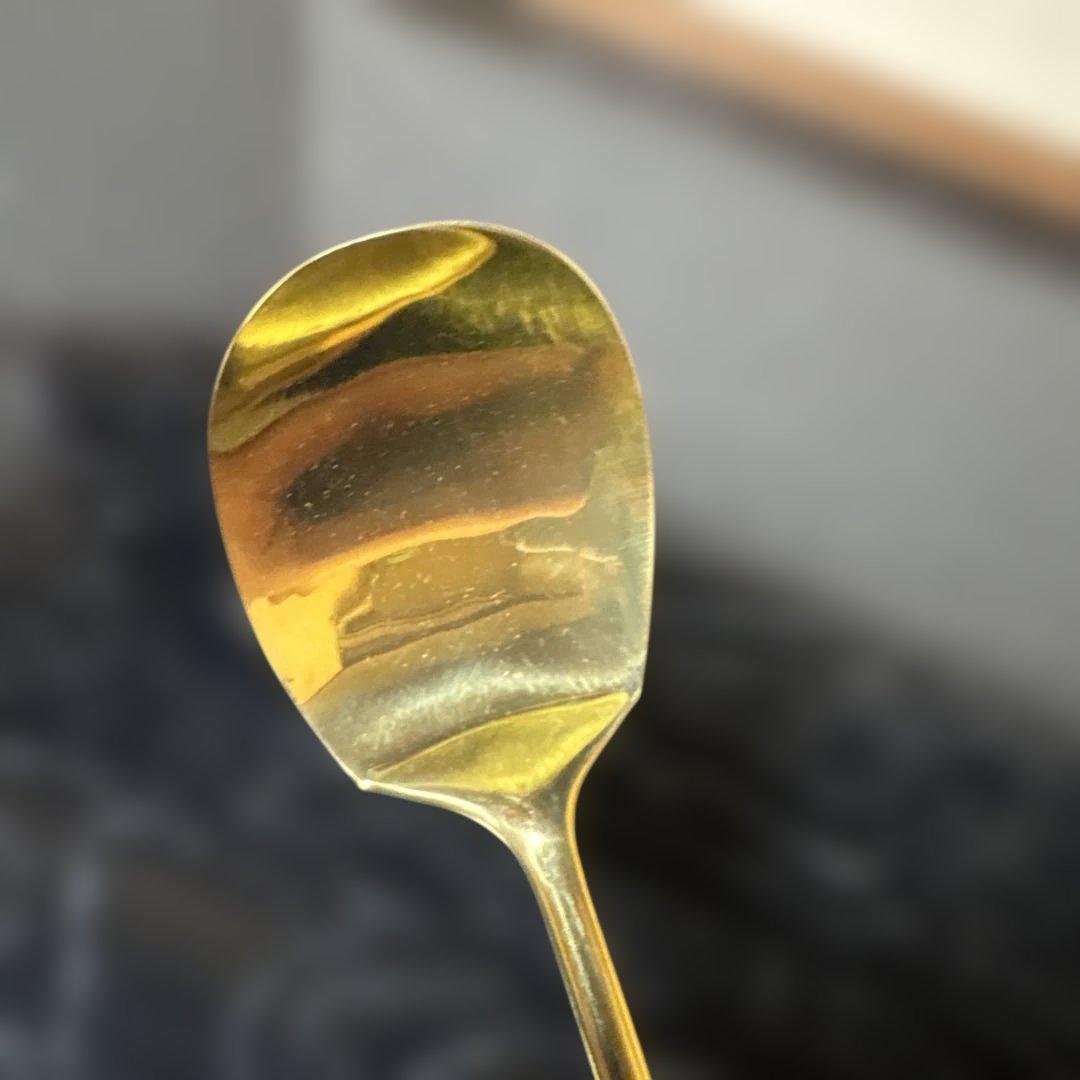 【茶道具】金森浄久造　灰匙三本組（共箱）