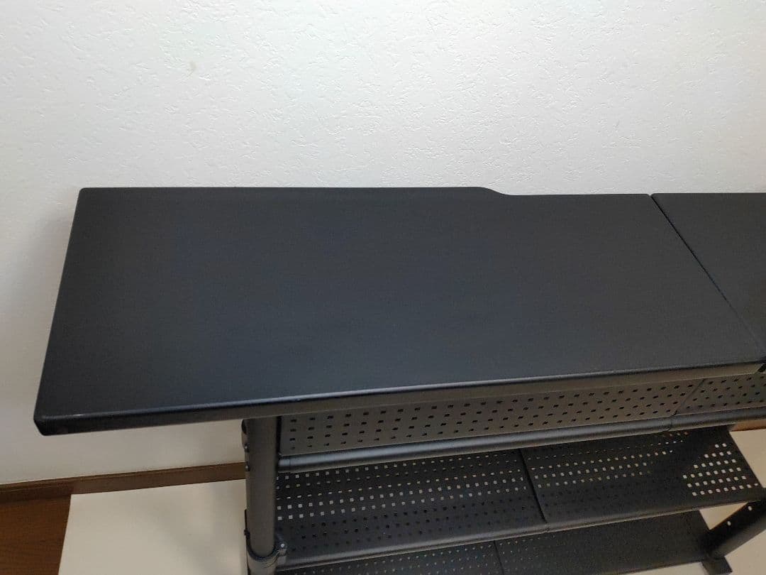 バウヒュッテ　Bauhutte　エクステンションデスク　BHC−1200H−BK