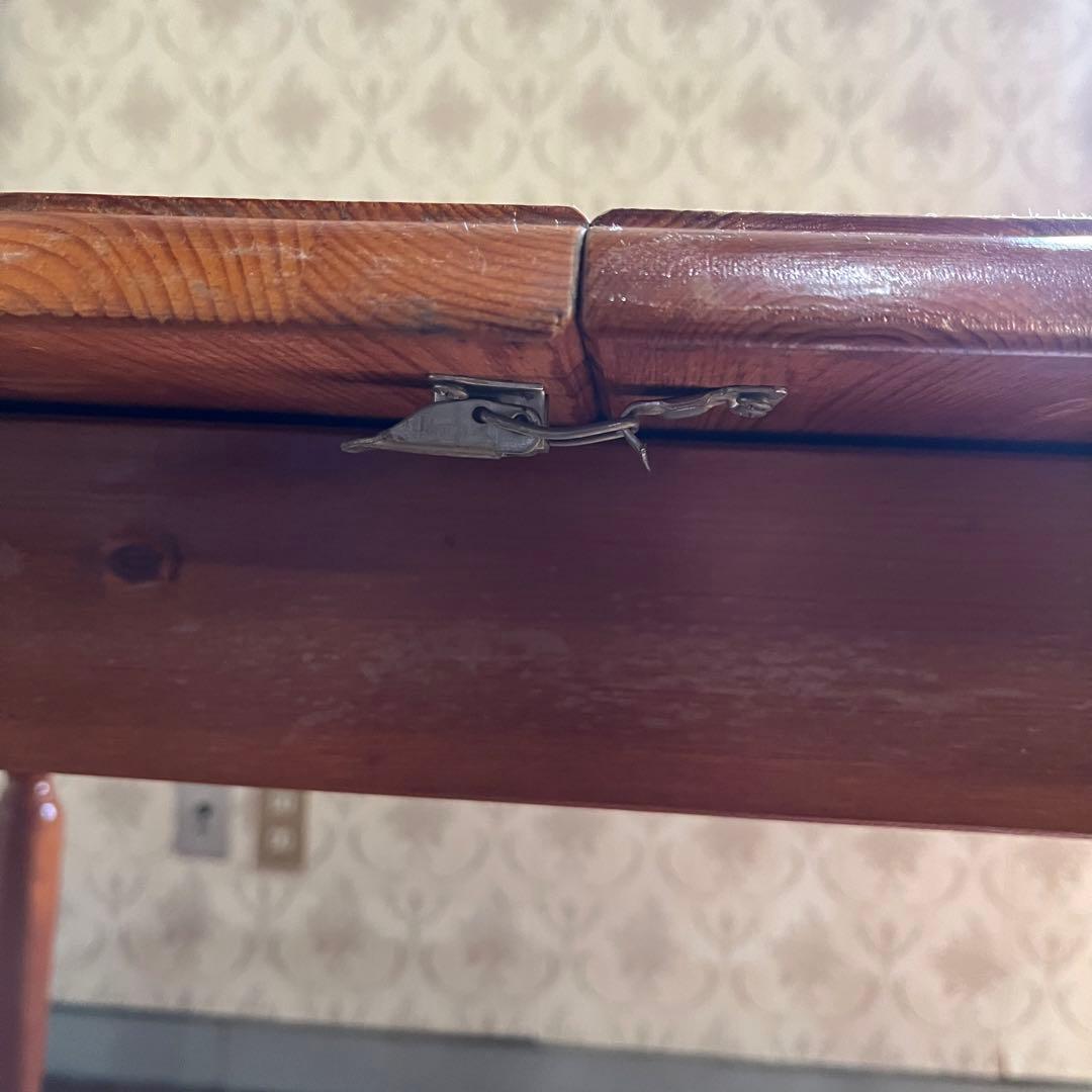 【アンティーク】北欧レトロ 天然木 エクステンションテーブル ダイニングテーブル