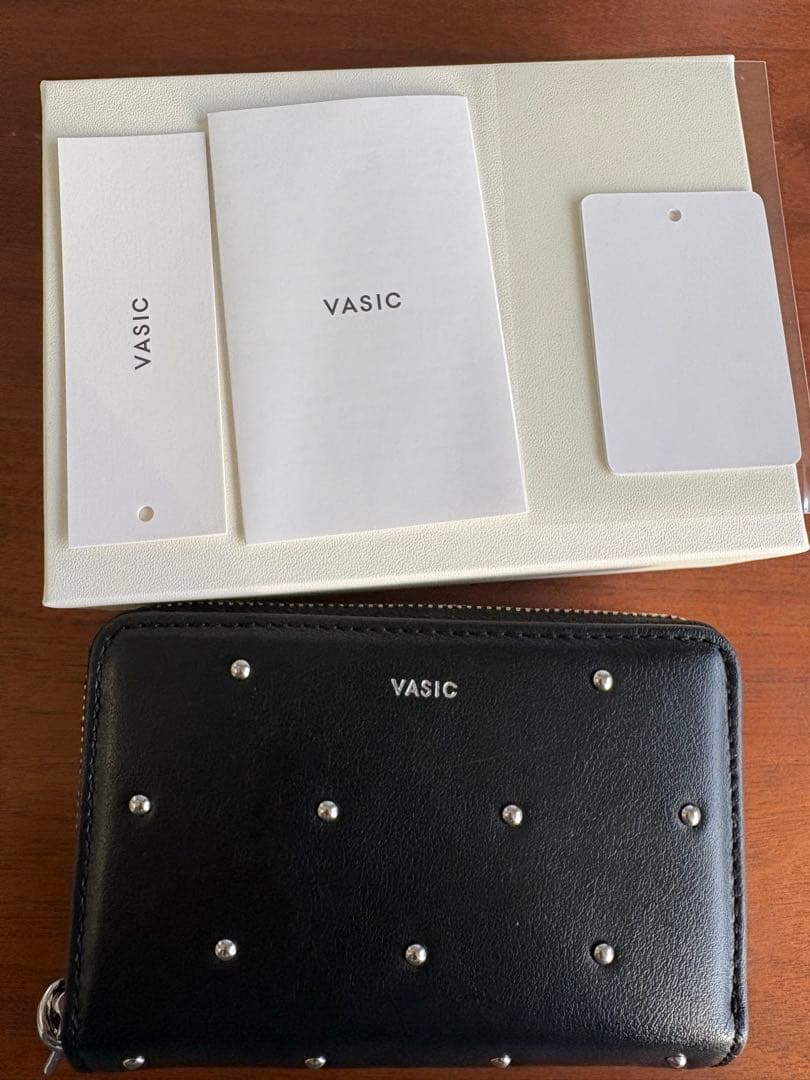 VASIC Round Mini - Studs 二つ折り財布