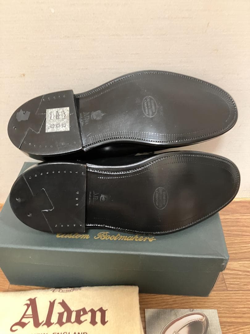 ジャック　ALDEN オールデン 9901 ブラックコードバン US9D