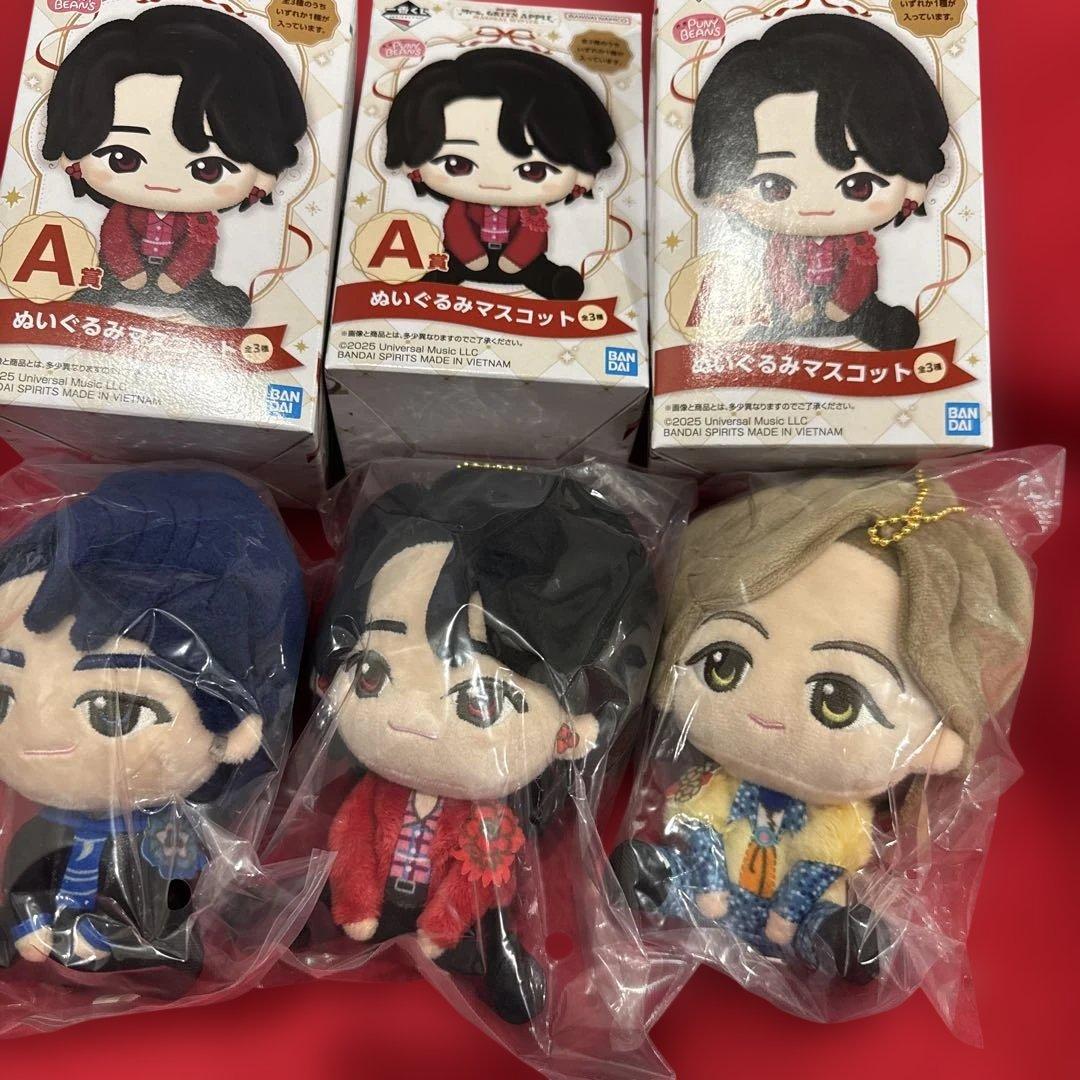 ミセスグリーンアップル A賞ぬいぐるみマスコット コンプリートセット Mrs GREEN APPLE 一番くじ A賞 ぬいぐるみマスコット コンプリート