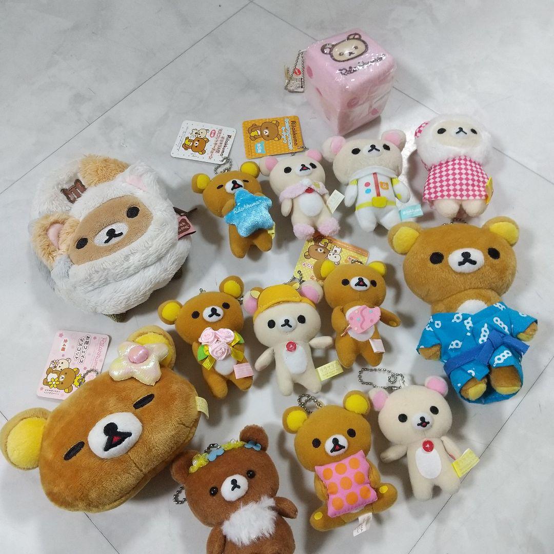 新品　多数　リラックマ　コリラックマ　マスコット　キーホルダー　ぬいぐるみ リラックマ ぶらさげぬいぐるみ コリラックマ コリラックマのこあくま