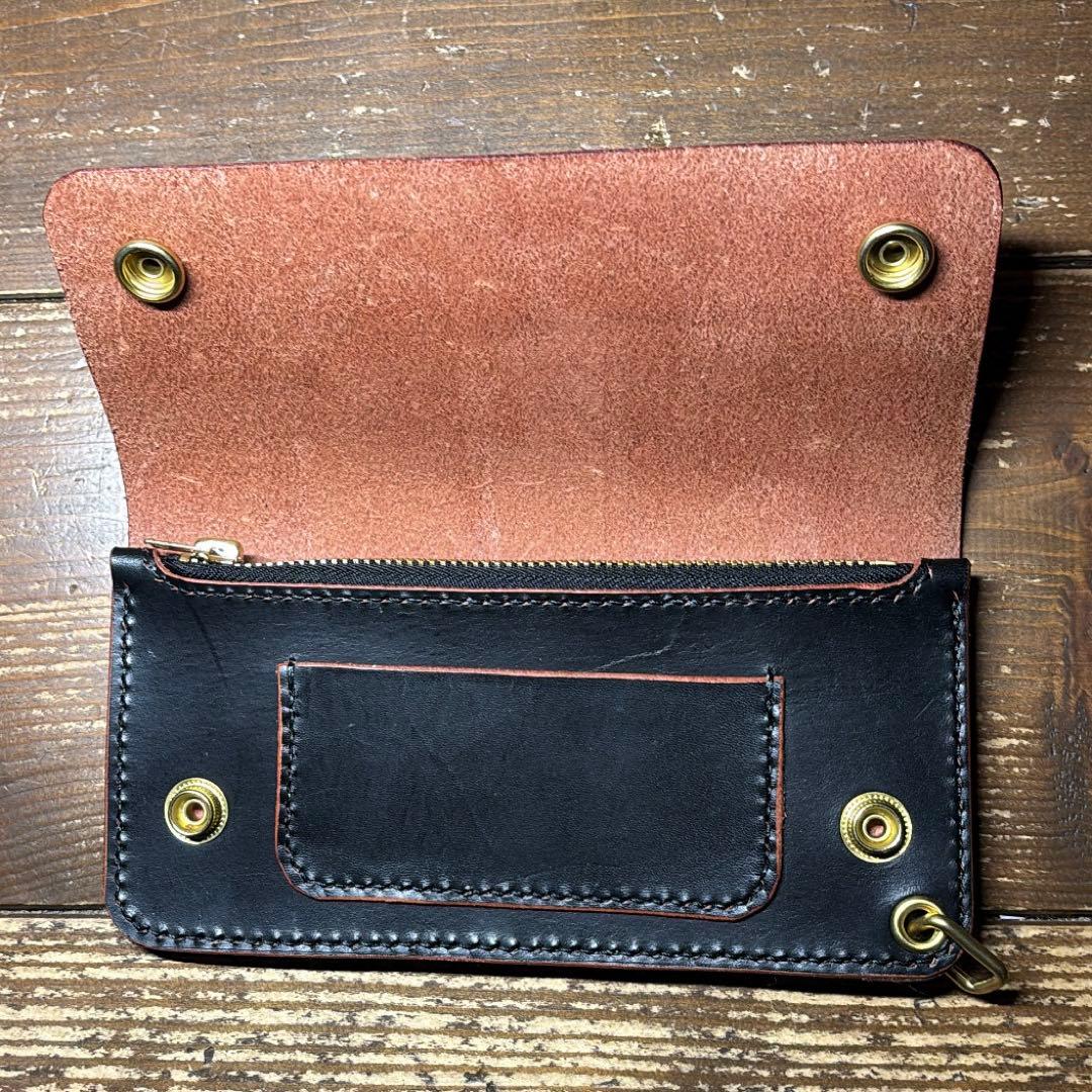 一点物茶芯ハンドメイドトラッカーウォレット ウォレットチェーンセット