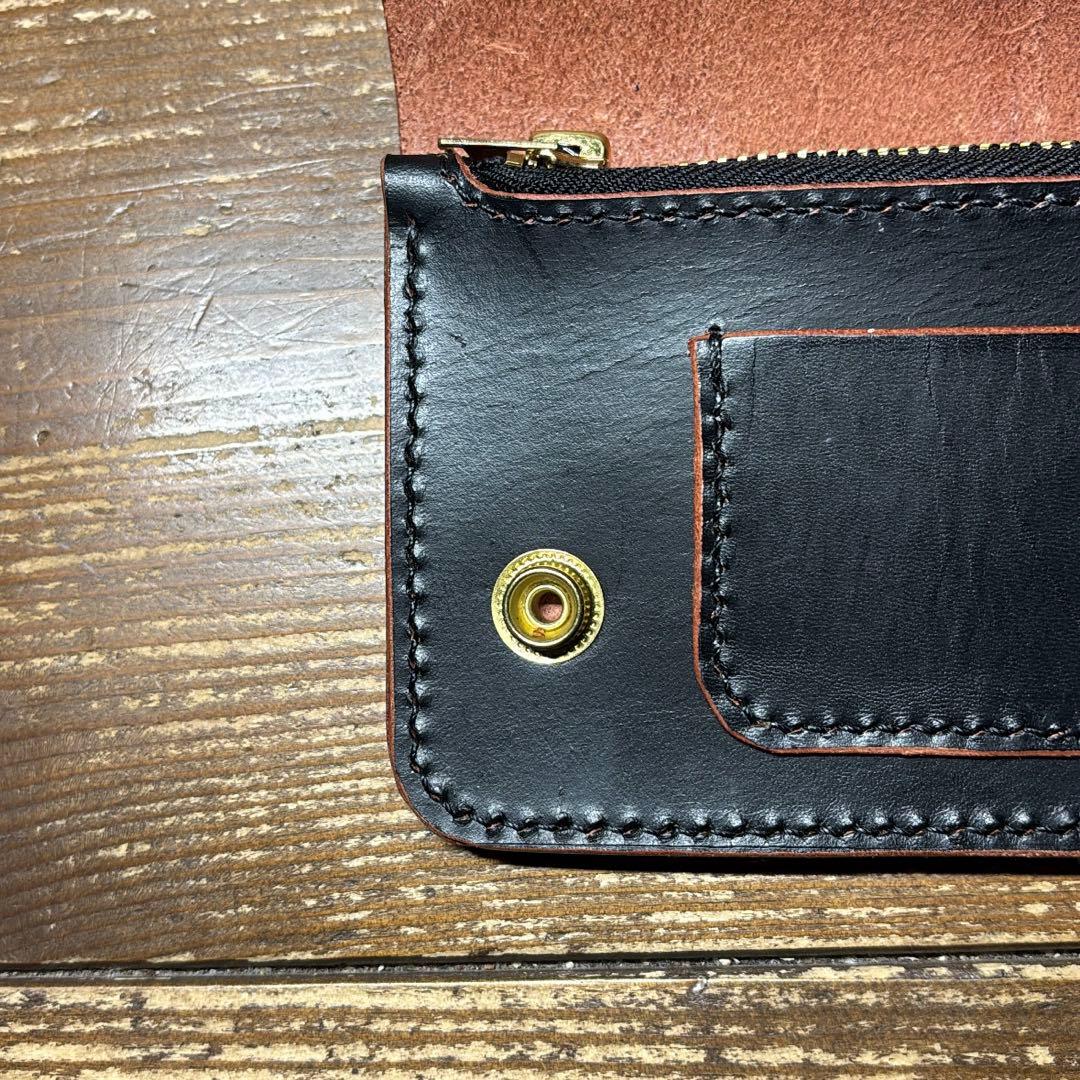 一点物茶芯ハンドメイドトラッカーウォレット ウォレットチェーンセット