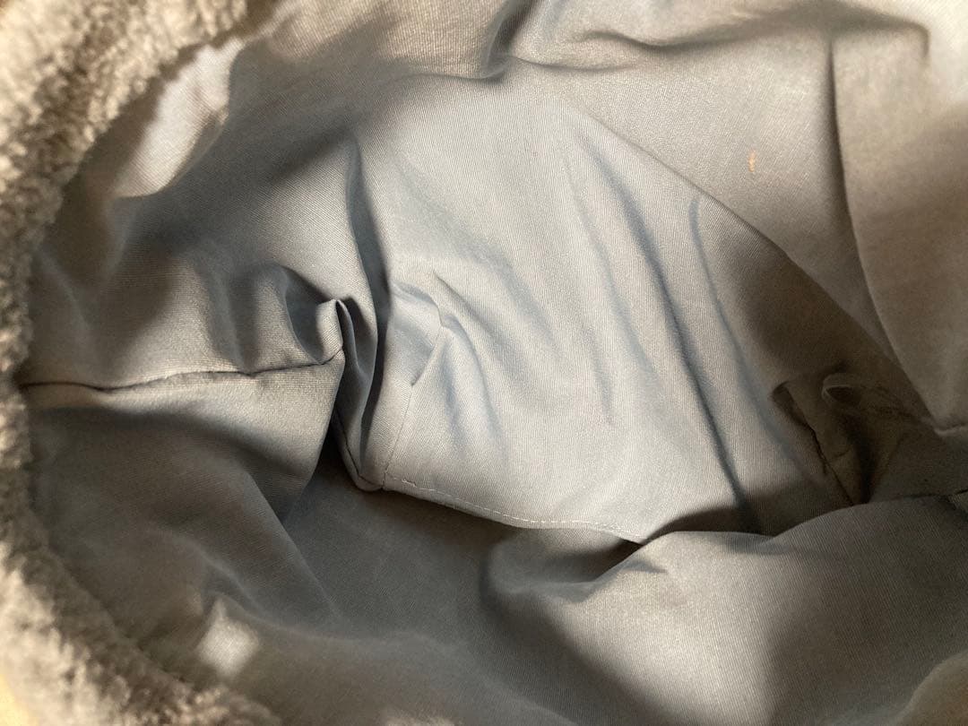 限定品ノベルティフリースハンドバッグ グレー