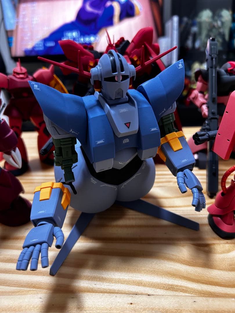 HGUCシャア専用6機セット ザク サザビー ジオング ズゴック ドム