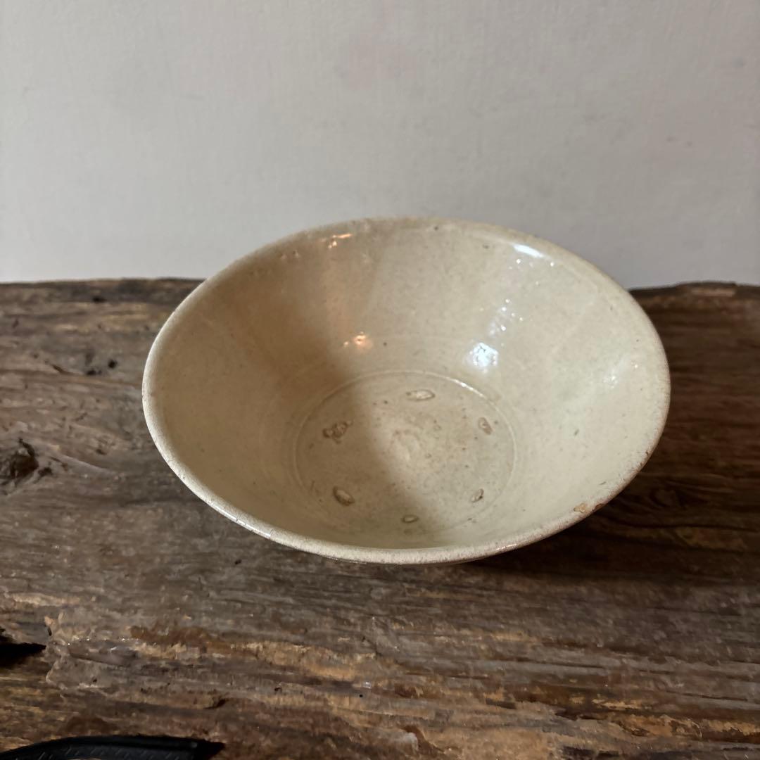 李朝 鉢 大茶碗 堅手 白磁 高麗 朝鮮古陶磁 民芸 古道具 骨董
